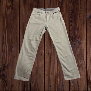 IZOD Jeans Men’s Regular Fit Khaki Tan Pants 32x30 Comfort Stretch